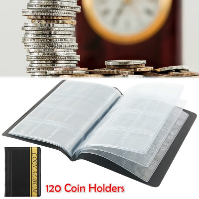 

Coin Storage Album Rare Coin Holders Book - Coins Collection for Collectors 120 Coin Holders