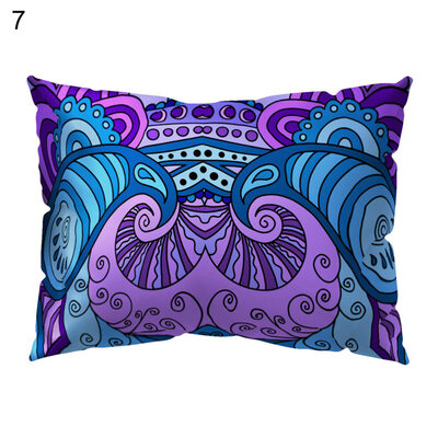 

Colorful Irregular Printed Throw Pillow Case Cushion Cover Sofa Bed Home Decor