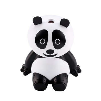 

Car Mini Air Humidifier Portable Panda Shape Humidifier USB LED Lights Ultrasonic Aroma Humidifier