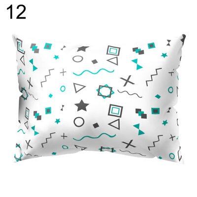 

Colorful Geometric Symbol Pillow Case Waist Throw Cushion Cover Bedroom Decor