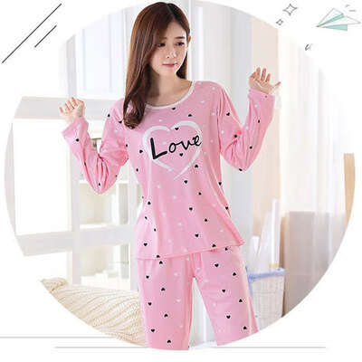 

Women Pajamas Girl Home Wear Pijama Long Women Pyjamas Suit Female Clothing Set Nightwear Pajamas for Women