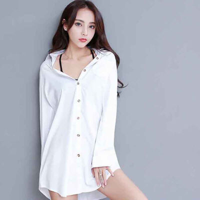 

Women Blouse Shirt Spring Summer Woman Blouses Office Lady OL Elegant Loose Tops Large White Casual Blusas