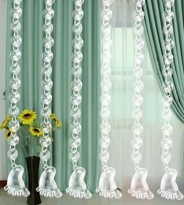 

Gobestart DIY Wedding Decor Diamond Curtain Acrylic Crystal Beaded Curtain