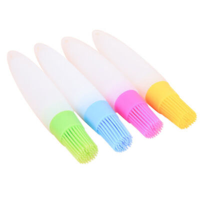 

1pc Barbecue Brush Basting Brush Cake Butter Bread Pastry Brush Silicone brush With oil bottle useful BBQ tools kitchen Utensil