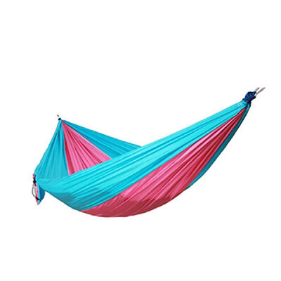 

Outdoors Camping Hammock Hanging Swing Sleeping Bed Lightweight Portable Nylon Parachute Double Hammock for Backpacking Travel