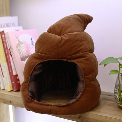 

YIWULAShiba Inu Plush Stuffed Soft Pillow Doll Cartoon Poop Hat Cute Shiba Soft Toy