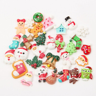 

New 30Pcs 3D Cartoon Pattern Party Nail Art Slices Soft Ceramics Fimo Nail Slices Cellphone Case DIY Crafts Huawei For Iphone