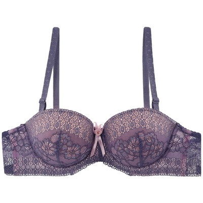 

Push Up Women Bras Sexy Lace Embroidery Underwire Bralette Nursing Bottoming Comfort Underwear