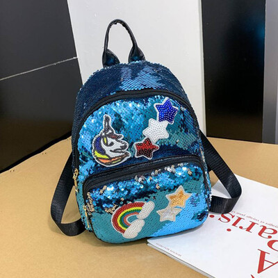 

Women&39S Fashion Cute Unicorn Backpack Teen-Girls School Bag Glitter Bling Sequins Shoulder Bag