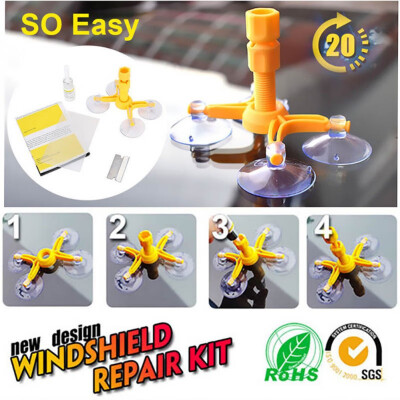 

Windscreen Windshield Repair Tool Set DIY Car Kit Wind Glass Chip Crack Tool