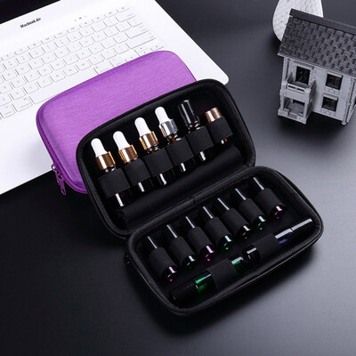 

Essential Oil Case 5ML 10ML Perfume Oil Essential Oil Storage Box Travel Portable Carrying Holder Nail Polish Collect