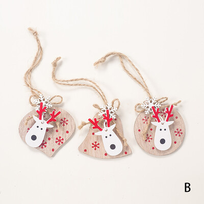 

Gobestart Merry Christmas Tree Decoration Plastic Ornaments Christmas Hanging Ornaments