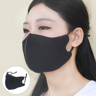 

Adjustable dust-proof&anti-smoke washable mask-ice silk cotton-independent bag-black spot