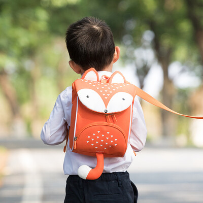 

Xiao Yang YANG anti-lost backpack baby with traction rope kindergarten bag 1-3-4 years old Y6101 orange red