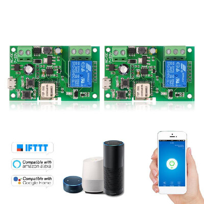 

5PCS eWeLink DC5V 12V 24V 32V Wifi Switch Wireless Relay Module Smart Home Automation Modules Phone APP Remote Control Timer Switc