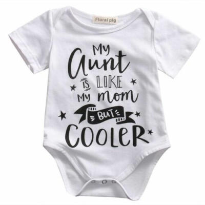 

US Newborn Baby Bodysuit Toddler Romper Infant Boy Girl Jumpsuit Clothes Outfits