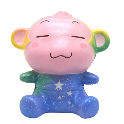 

Gotoamei 13cm Galaxy Naughty Monkey Cream Scented Squishies Charm Slow Rising Squeeze Toy