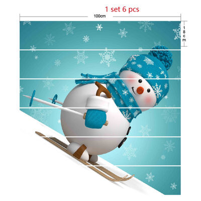 

Self-adhesive Merry Christmas Stair Stickers Kit DIY Removable PVC Wall Decal Stickers