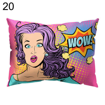 

Creative Beauty Printed Throw Square Pillow Case Cushion Cover Bedding Articles