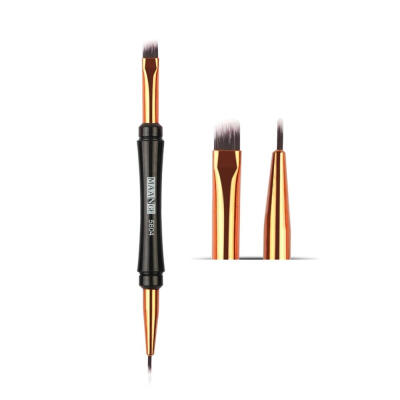 

MAANGE 1Pcs Makeup Eyebrow Brush Double Head Synthetic Hair Precise Eyeliner Brush Cosmetics Tools pincel maquiagem