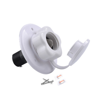 

Camper Trailer Cars Check Valve 19mm RV Water Inlet Gravity Fresh Water Fill Touring Car Modification
