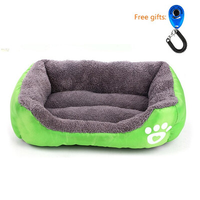 

6 Colors Paw Pet Sofa Dog Beds Waterproof Bottom Soft Fleece Warm Cat Bed House Nest Dog Baskets Fall&Winter Warm Kennel For C