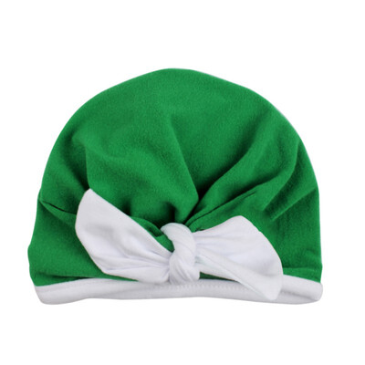 

Newborn Baby Girl Boy Soft Cute Rabbit Ears Turban Knot Hospital Hats Toddler Solid Caps Headwear 03T