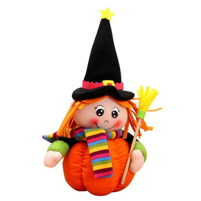 

Cute Halloween Decoration Party Halloween Pumpkin Plush Dolls Home Decor