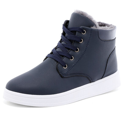 

Mens Winter cotton shoes Warm snow boots Martin boots
