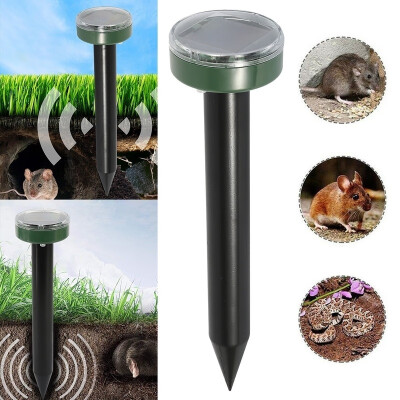 

Solar Powered Ultrasonic Animal Repeller Outdoor Waterproof Snake Repeller Mouse Animal Solar Power Mouse Repellent