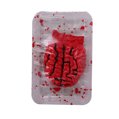 

Siaonvr Halloween Fake Heart Brain Organ Haunted House Blood Horror Props Trick