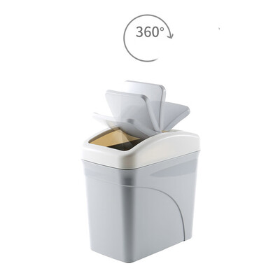 

Toponeto 2018 New Mini Desktops Mini Creative Covered Kitchen Living Room Trash Can