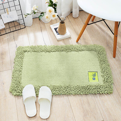 

Gobestart Super Absorbent Bath Mat Thick Anti-slip Kitchen Bathroom Floor Rug Doorway Pad