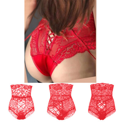 

Gobestart Womens Bandage Sexy Lingerie Sexy Bare Imitation Lace Underpants