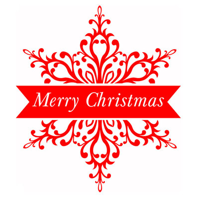 

Merry Christmas Snowflake Xmas Decals Door Window Wall Sticker Home Shop Decor
