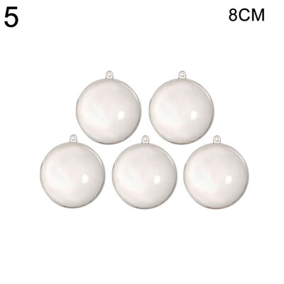 

15Pcs Transparent Plastic Hanging Ball Empty Vase for Flower Plant Decoration