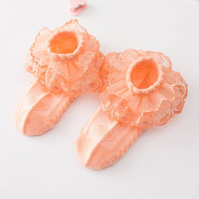 

Girls Kids Children Lovely Frilly Lace Ankle School Colorful Socks 3-5 Years