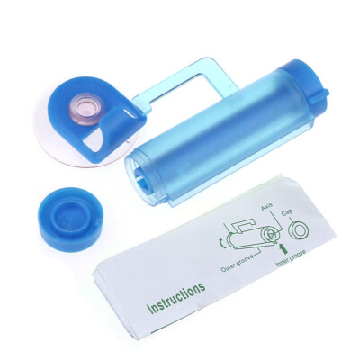 

Gobestart Rolling Squeezer Toothpaste Dispenser Tube Sucker Hanging Holder BU