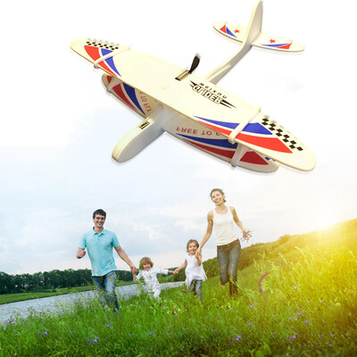 

Tailored Foam Throwing Glider Airplane Inertia Charging Flying Aircraft Toy Hand Launch