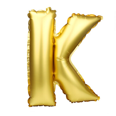 

Toponeto New 40 inch A to Z Letter Foil Balloons Party Ballon Gold Color