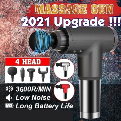 

2021 Newest Upgraded 3600rmin Therapy Fascia Massage Guns 6 Gears Muscle Massager