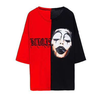 

New Summer Style Unisex T-Shirt Streetwear Punk Printed Short Sleeve Casual Loose Men women T Shirt Hip-hop Top Tee Shirt