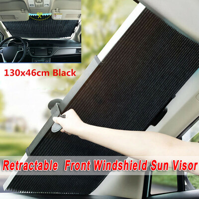 

New Car Retractable Curtain UV Protection Front Windshield Sun Visor Accessories