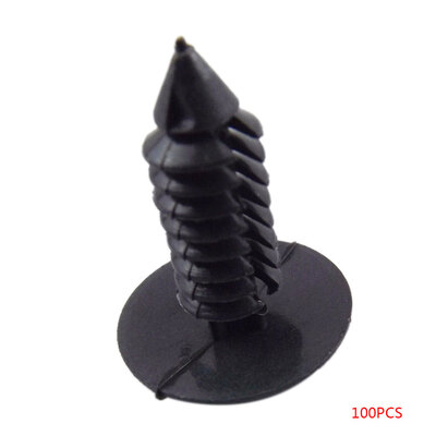 

100pcs Universal Plastic Rivets Car Auto Fastener Bumper Push Pin Vehicle Fender Clips Buckles