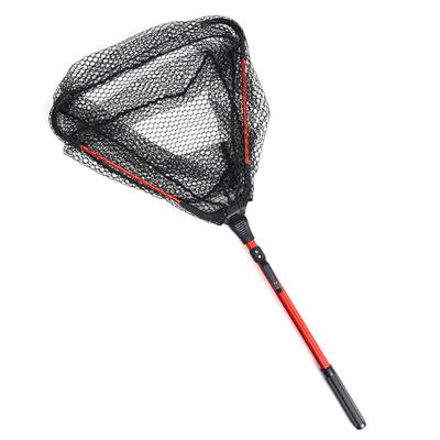 

Triangular folding dip net Portable aluminum alloy Single section triangle folding fishing net fishing hand dip net fishing tack