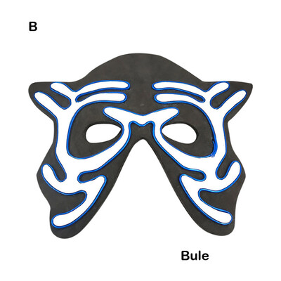 

Siaonvr Halloween Mask LED Masks Glow Scary Mask Light Up Erotogenic Dance Mask