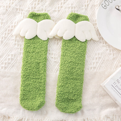 

5 Pair kids Socks Boy Girl Cute Wing Design Cotton Infant Children Soft Crib Leg Warmer For boy girl