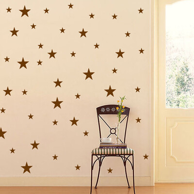 

Gobestart Personalized Star Wall Stickers Living Room Nursery Bedroom Decor BK