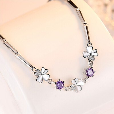 

AAA Cubic Zirconia Charms Bracelets For Women Heart Wedding Female Ladies Jewelry Accessories Gift WHG59