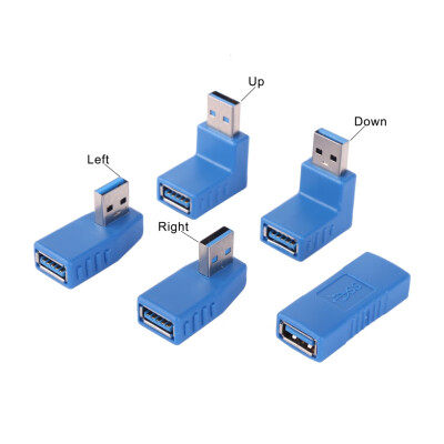 

EDAL USB 30 Converter USB 30 Extender Cable Adapter Male To Female Extension Connector Up Down Right Left Design For Laptop PC